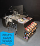 Modular Clam Bar / Dry Shelf Kit - the transforMerchandiser - 2