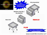 Modular Clam Bar / Dry Shelf Kit - the transforMerchandiser - 8