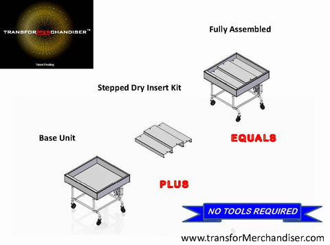 The transforMerchandiser - Stepped Dry Insert Kit – The ...